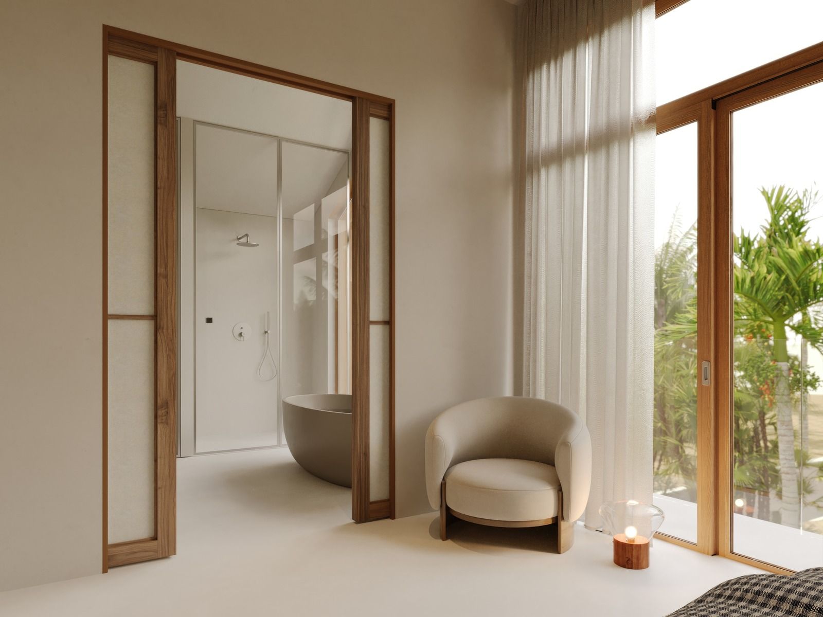 Azure Villa bedroom lounge corner