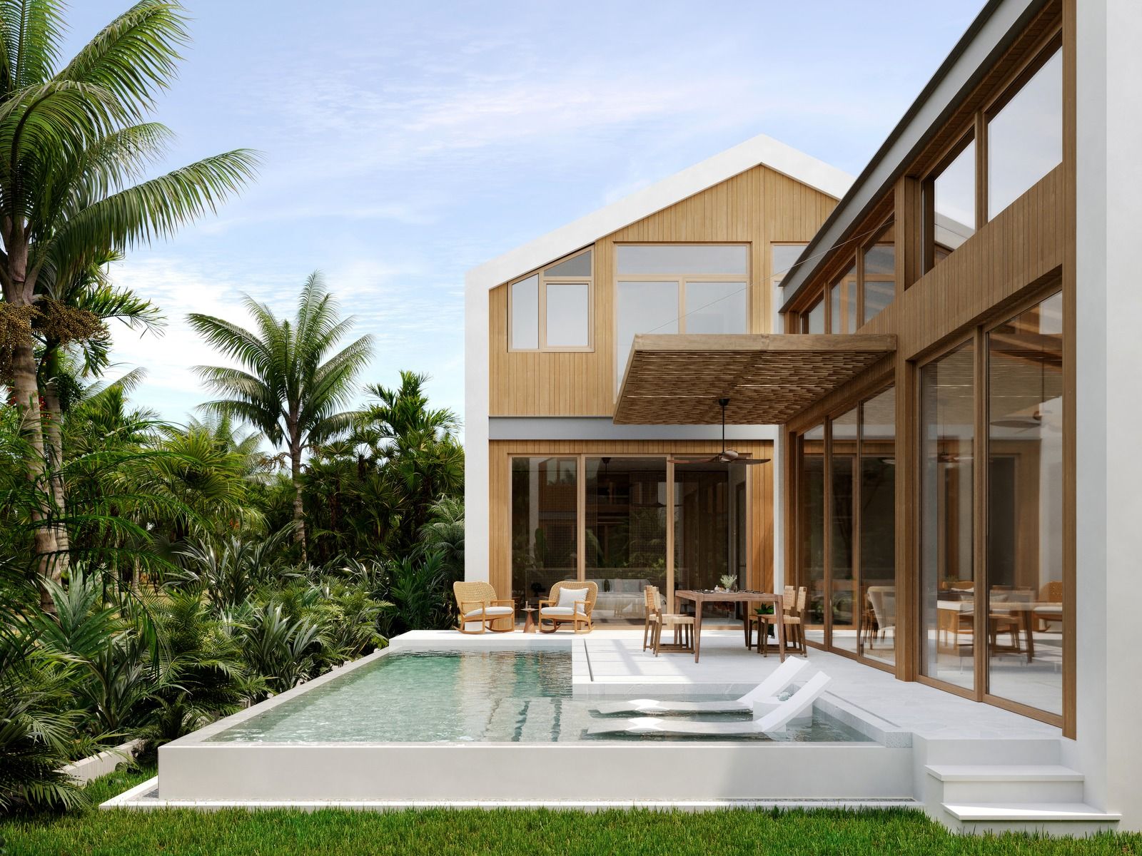 Bay Villa with pool
